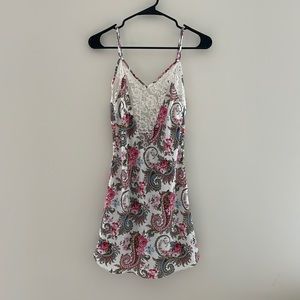 Vintage Victoria's Secret Floral Chemsie Gold Label